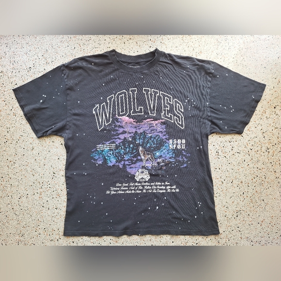 Darc Sport Wolves Forever Graphic T-Shirt - Picture 1 of 9